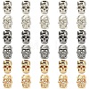 30Pcs 3 Colors Alloy European Beads FIND-YW0011-67-2
