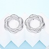 304 Stainless Steel Stud Earrings for Women EJEW-K306-05P-1