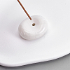 1Pc Oval Ceramic Incense Burner Holder AJEW-ME0003-93B-3