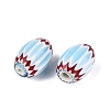 Handmade Millefiori Glass Barrel Beads LA-N002-02D-2