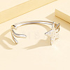 304 Stainless Steel Cuff Bangles WG59847-01-2