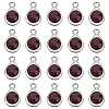 20Pcs Faceted Glass Charms RGLA-TADJ0001-01E-2