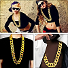 1Pc Acrylic Cuban Link Chain Necklaces for Men NJEW-SP0001-09B-G-7