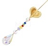 Hollow Alloy Hanging Ornaments HJEW-Q012-05F-2