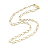 Brass Link Chains Necklaces for Men Women NJEW-JN03769-2