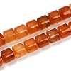Natural Red Agate Beads Strands G-G275-D06-10x10mm-2