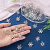 36Pcs 6 Styles Alloy Rhinestone Pendants FIND-TA0010-05-7