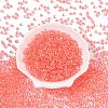6/0 Inside Colours Transparent Glass Seed Beads X1-SEED-T007-07H-1
