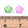 Frosted Transparent Acrylic Beads OACR-N137-72M-4