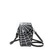 Halloween Spider Web Coffin Shaped PU leather Crossbody Bags PW-WG786F3-01-1