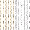 Unicraftale 120Pcs 4 Style 304 Stainless Steel Curb Chains Extender STAS-UN0038-16-1