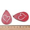 PU Leather Big Pendants FIND-R050-03A-3