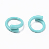 Spray Painted Alloy Cuff Rings X-RJEW-T011-14-RS-2