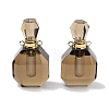 Natural Smoky Quartz Perfume Bottle Pendants G-Q163-10G-09-1