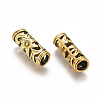 Tibetan Style Hollow Tube Beads LS-GLF10482Y-NF-2