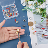 24Pcs 4 Styles Rack Plating Alloy Stud Earring Findings FIND-FH0006-95-4