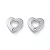 Non-Tarnish 304 Stainless Steel Charms STAS-L232-084P-1