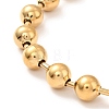 PVD Vacuum Plating 304 Stainless Steel Ball Chain Necklace & Bracelet Set STAS-D181-01G-01D-5