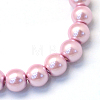 Baking Painted Pearlized Glass Pearl Round Bead Strands HY-Q003-10mm-47-2