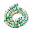 Handmade Polymer Clay Beads Strands CLAY-R089-8mm-T008-7
