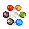 Handmade Silver Foil Glass Beads SLF15mmY-M-1