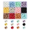 780Pcs 12 Colors Baking Paint Glass Pearl Beads HY-YW0001-03B-1