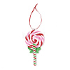 Christmas Lollipop Handmade Polymer Clay Pendant Decorations HJEW-P017-02F-3