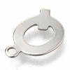 Non-Tarnish 201 Stainless Steel Charms STAS-C021-06P-Q-3