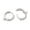 Brass Hoop Earrings EJEW-L211-012B-P-2
