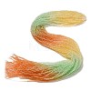 Transparent Gradient Color Glass Beads Strands GLAA-G101-2mm-08-2