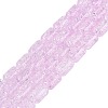 Transparent Crackle Glass Beads Strands GLAA-NH0001-04-A03-1