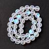 Synthetic Moonstone Beads Strands G-E573-01C-08-4