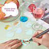40Pcs Acrylic Wine Glass Charms AJEW-GA0006-27-3
