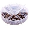 1Box ABS Plastic Imitation Pearl Dome Cabochons SACR-PH0001-46-5