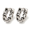 316 Surgical Stainless Steel Hoop Earrings for Women and Men EJEW-D096-15E-AS-1