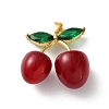 Resin Pendants KK-P320-10B-G-1