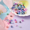 Transparent Crackle Acrylic Beads CACR-YW0001-09A-5