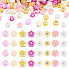 200Pcs 5 Colors Handmade Polymer Clay Bead CLAY-TA0002-14-1