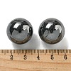 Non-magnetic Synthetic Hematite Round Ball Figurines Statues for Home Office Desktop Decoration G-P532-02A-05-3