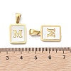 Ion Plating(IP) 304 Stainless Steel Pave Shell Pendants X-STAS-G327-01G-M-3