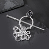 Tibetan Style Alloy Octopus Hair Sticks PW-WG3AEA5-02-2