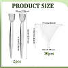 Triangle Plastic DIY Melty Beads Fuse Bead Tray DIY-ME0003-81-2