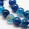 Natural Crackle Agate Bead Strands G-K166-07F-10mm-03-3