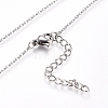 304 Stainless Steel Chain Necklaces NJEW-G335-43P-5