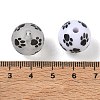 Printed Opaque & Frosted Transparent Acylic Beads AC-CBAE004-05A-3