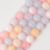 Natural Quartz Beads Strands G-T129-10-10mm-1