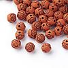 Imitation Wood Acrylic Beads SACR-Q186-10-1