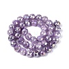 Anti-Tarnish Electroplate Glass Beads Strands GLAA-N064-10mm-13-3
