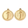304 Stainless Steel Pendants STAS-P432-01E-G-1