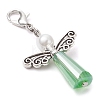 Angel Glass Pendant Decoration HJEW-JM02603-5